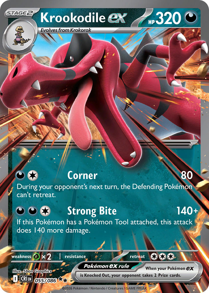 055/086 Krookodile ex