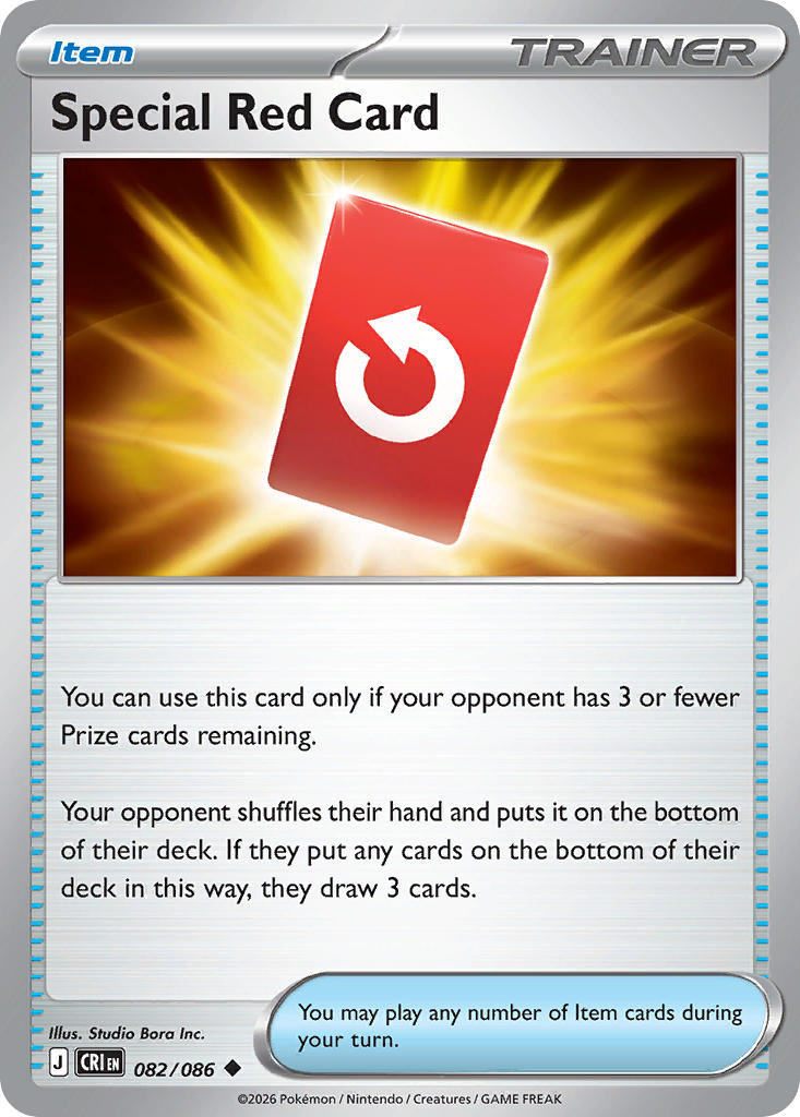 082/086 Special Red Card