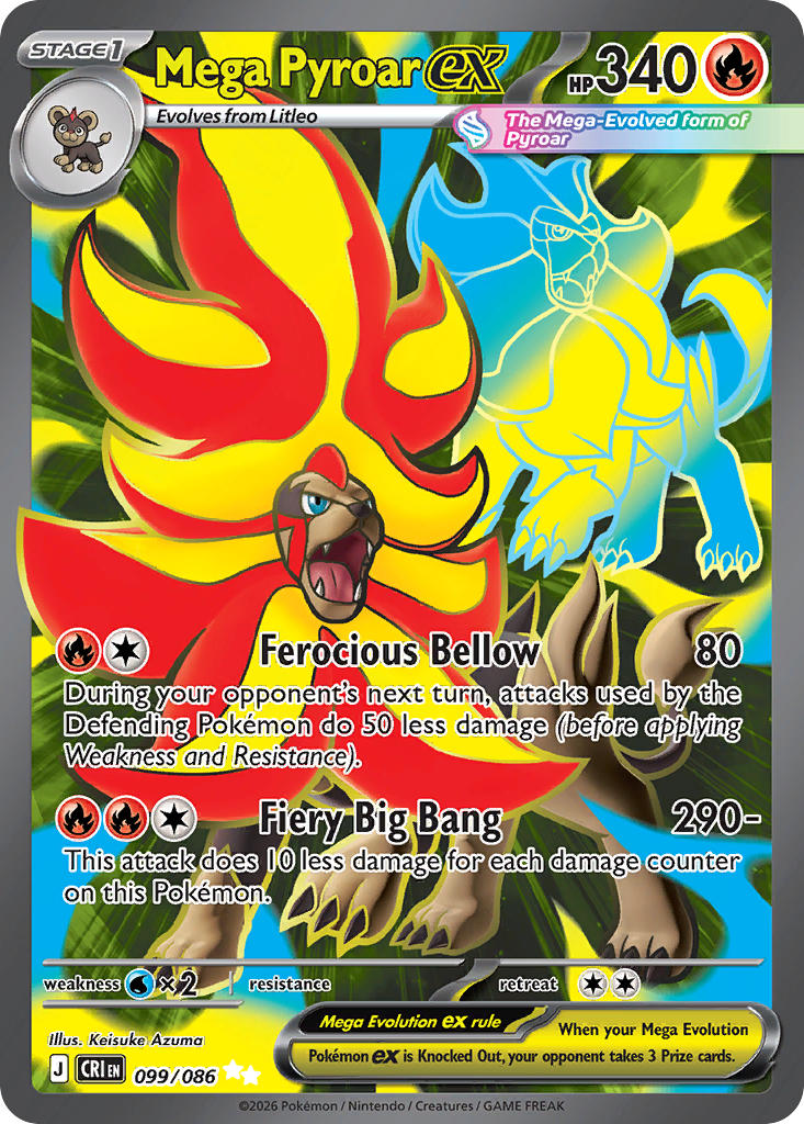 099/086 Mega Pyroar ex