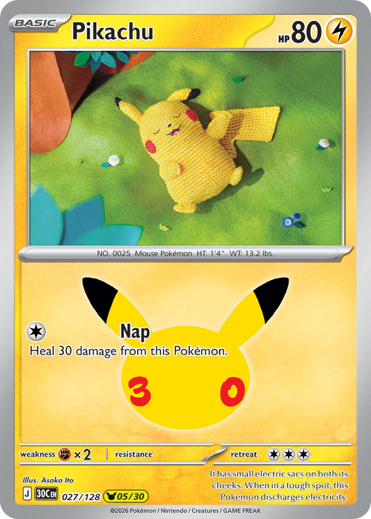 027/128 Pikachu