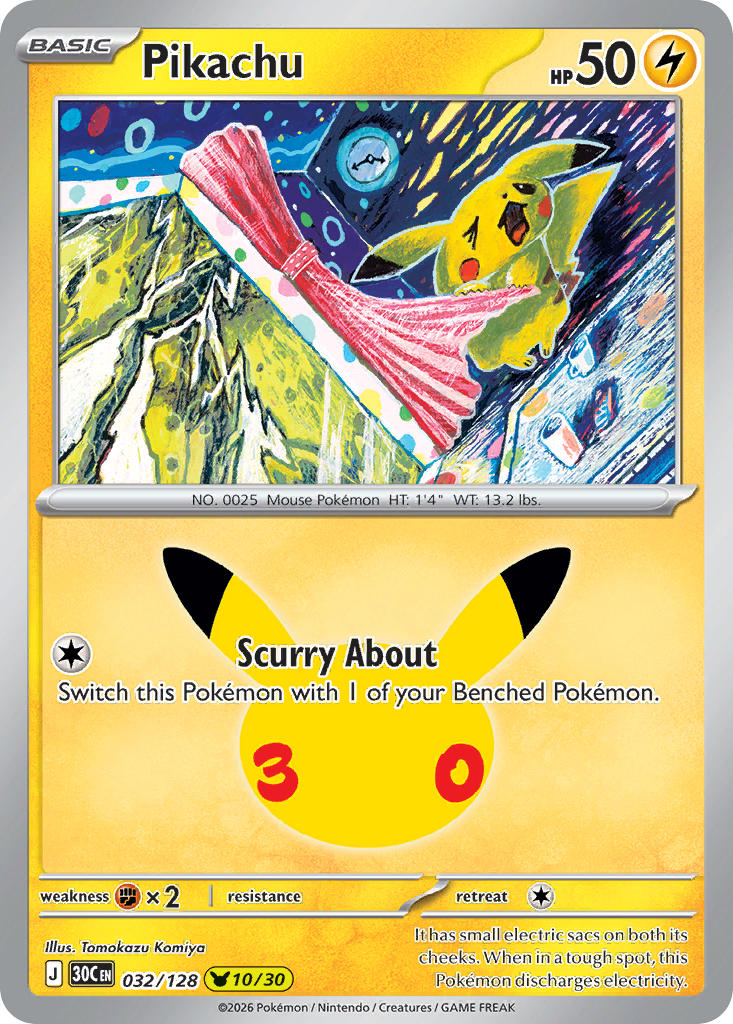 032/128 Pikachu