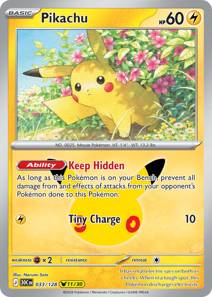 033/128 Pikachu