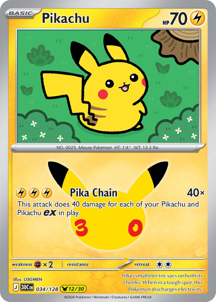 034/128 Pikachu