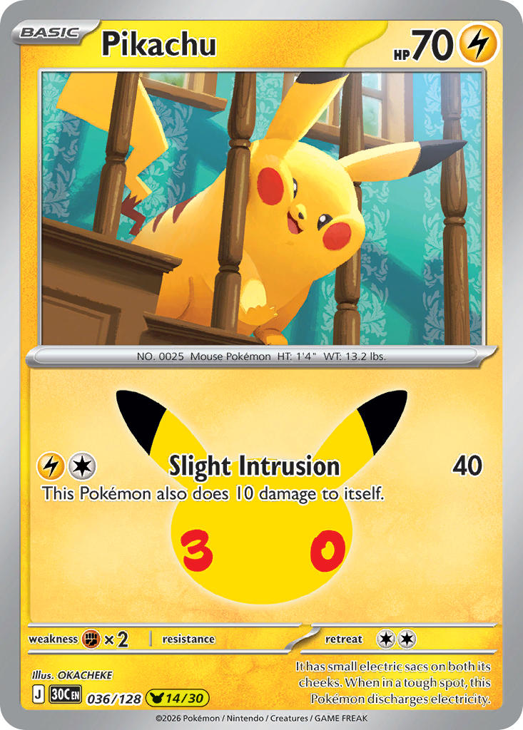 036/128 Pikachu