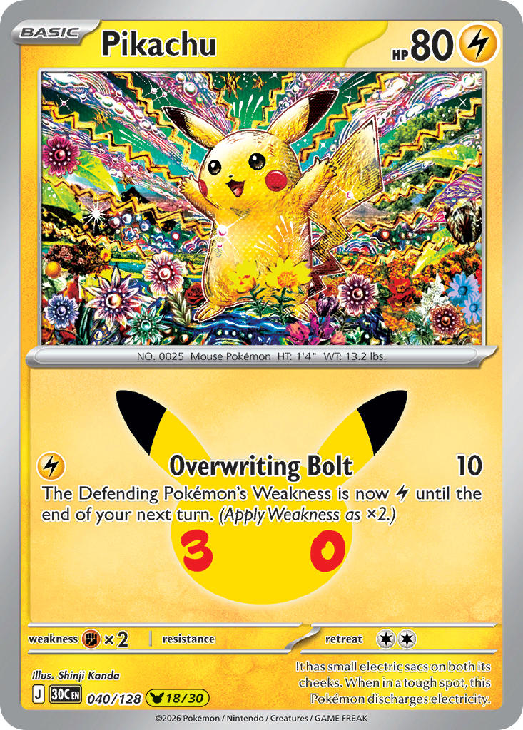040/128 Pikachu