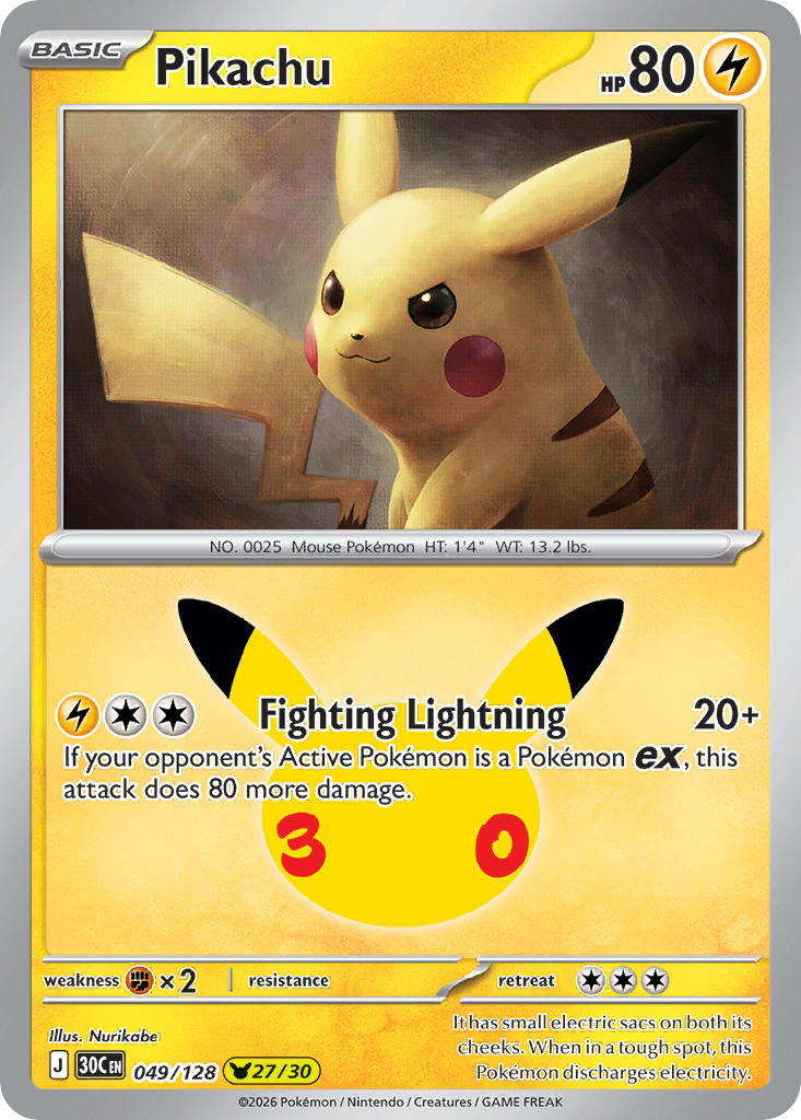 049/128 Pikachu