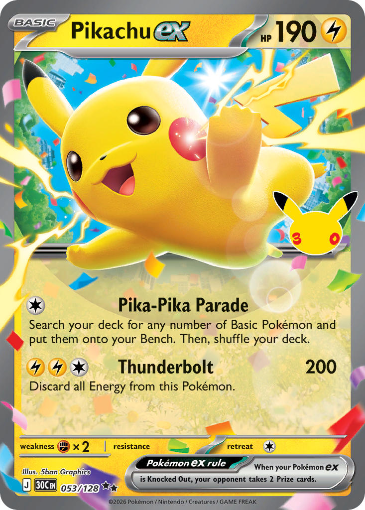 053/128 Pikachu ex