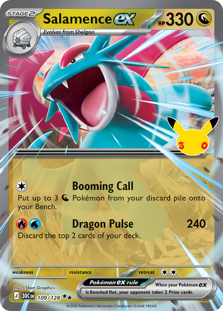 109/128 Salamence ex