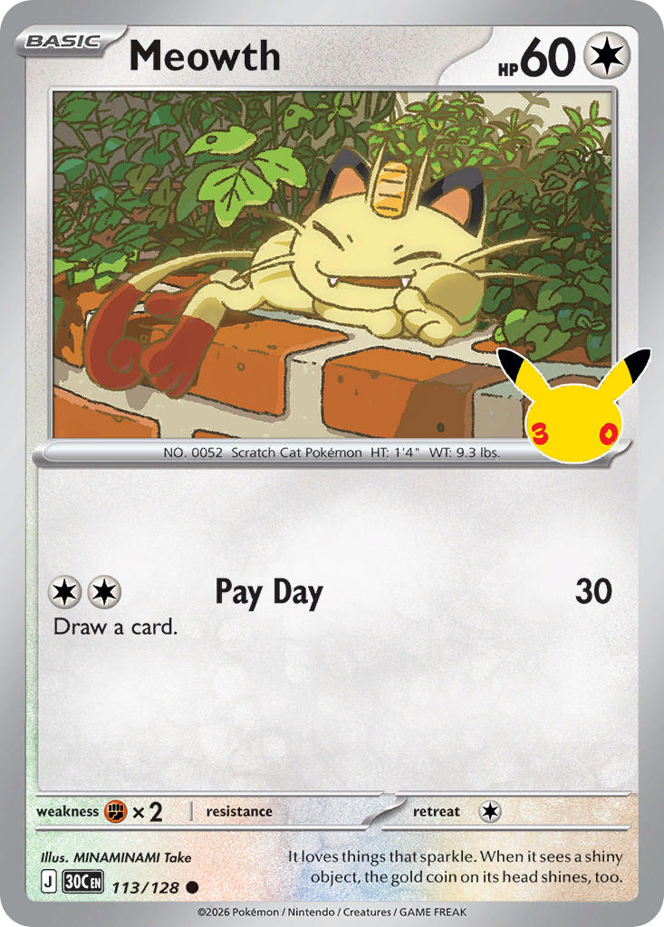 113/128 Meowth