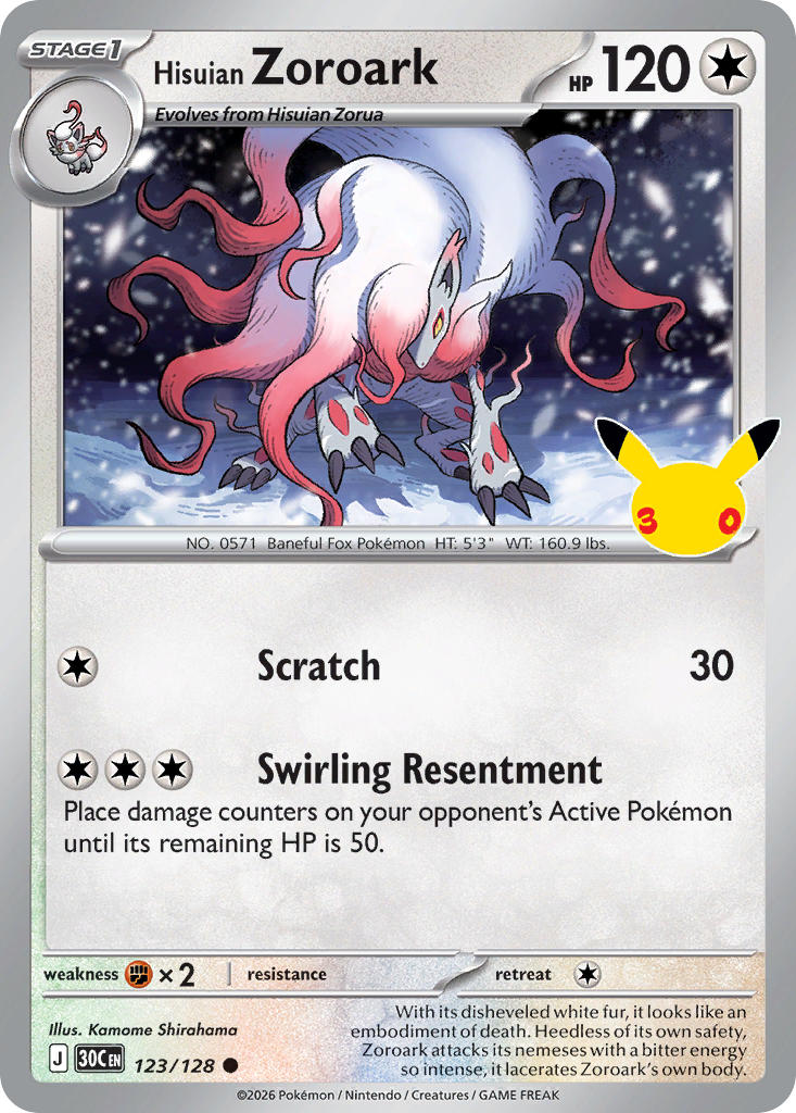 123/128 Hisuian Zoroark