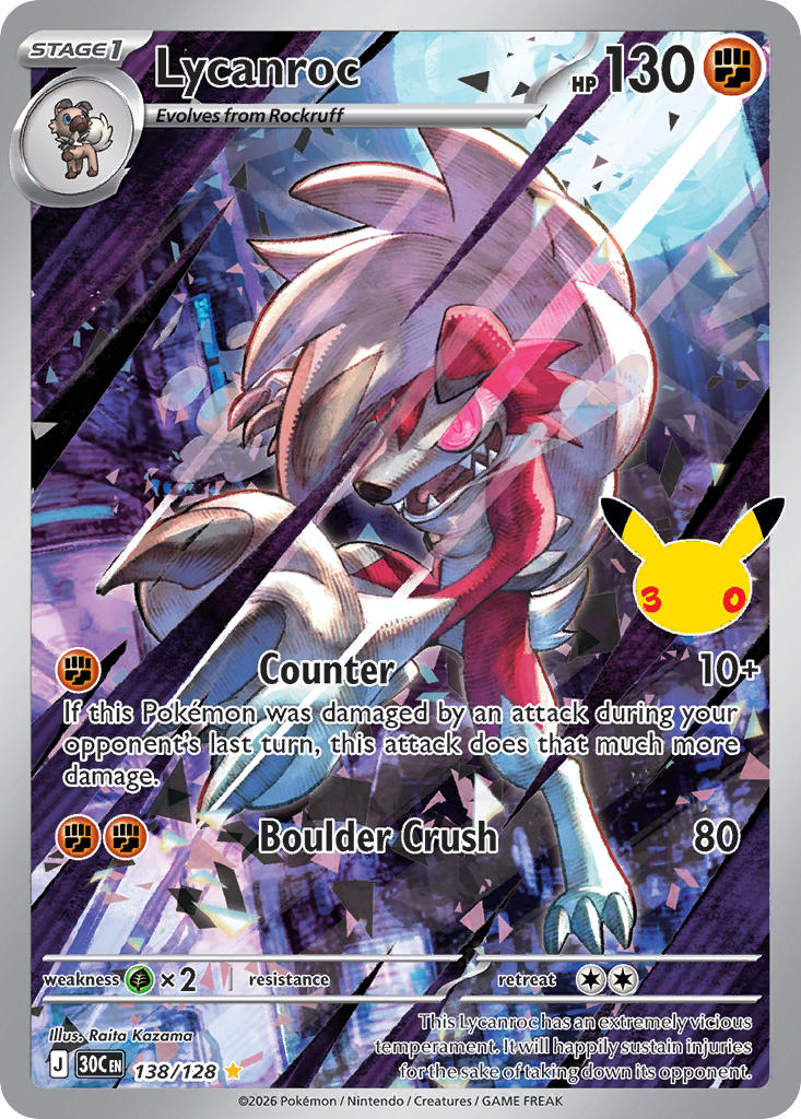 138/128 Lycanroc