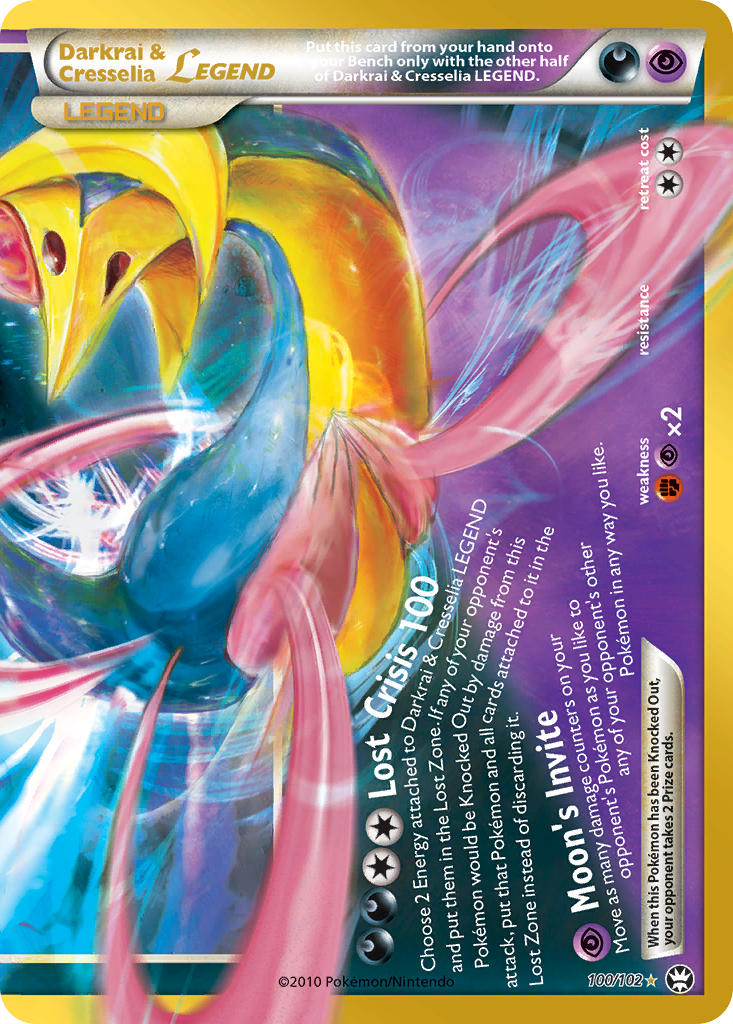 100/102 Darkrai & Cresselia Legend 30th Celebration (Bottom)