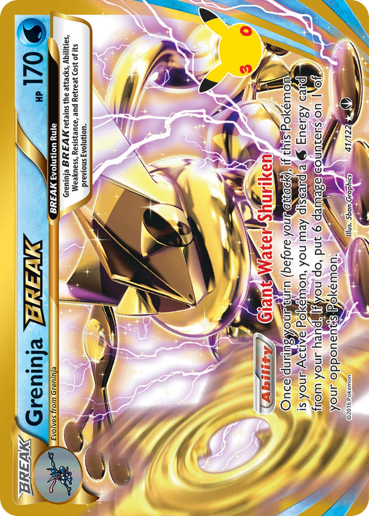 41/122 Greninja Break 30th Celebration