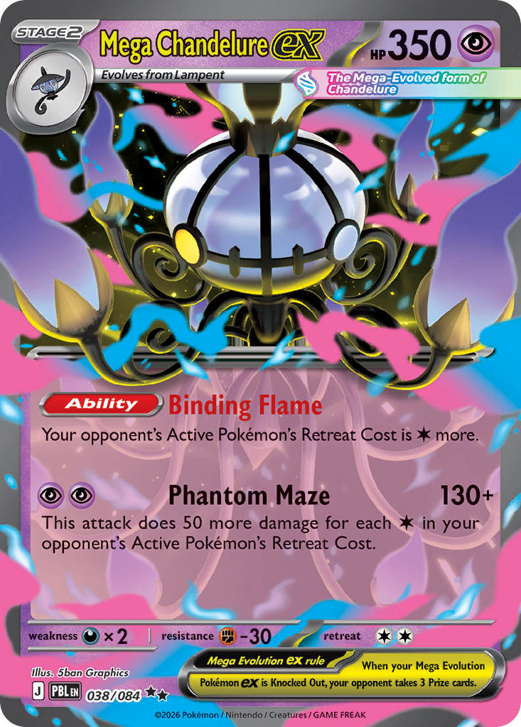 038/120 Mega Chandelure ex
