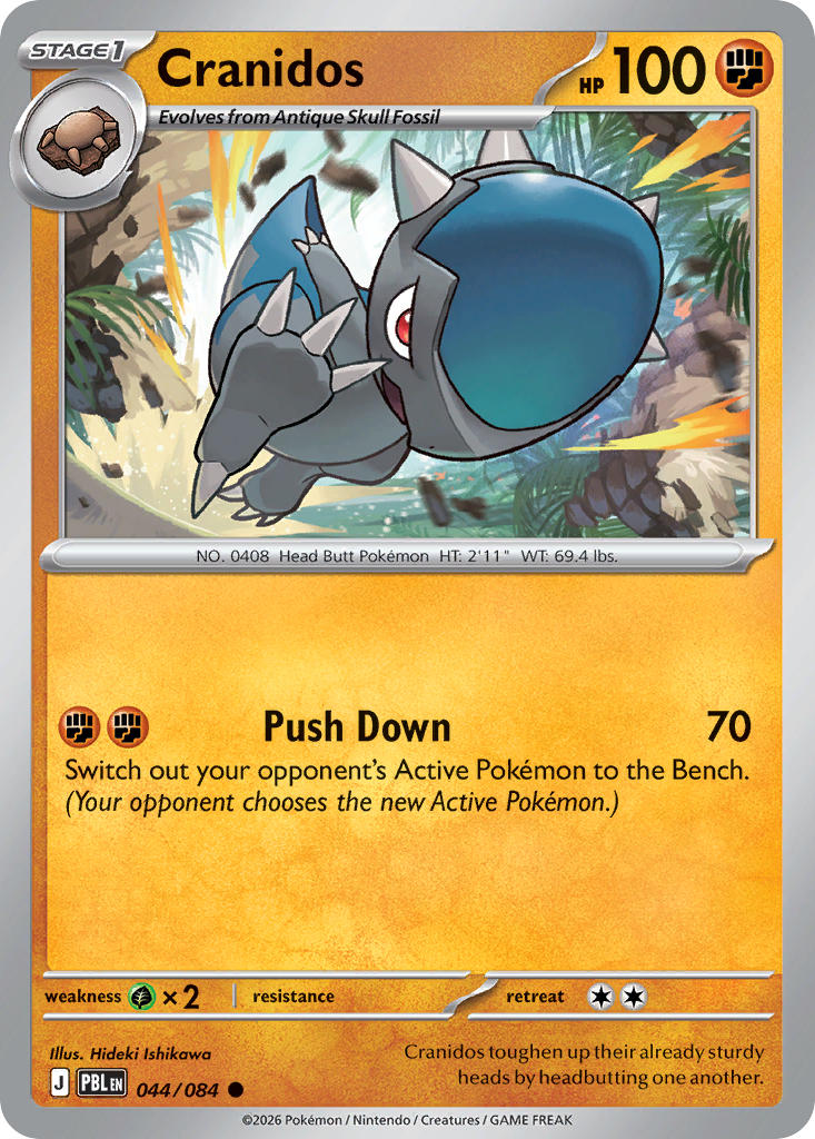 044/120 Cranidos