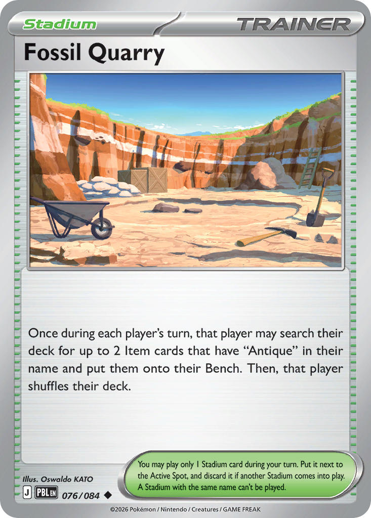076/120 Fossil Quarry