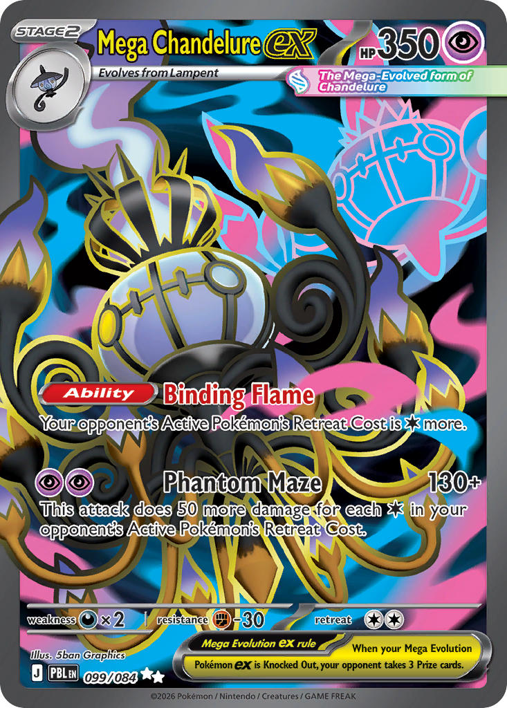 099/120 Mega Chandelure ex