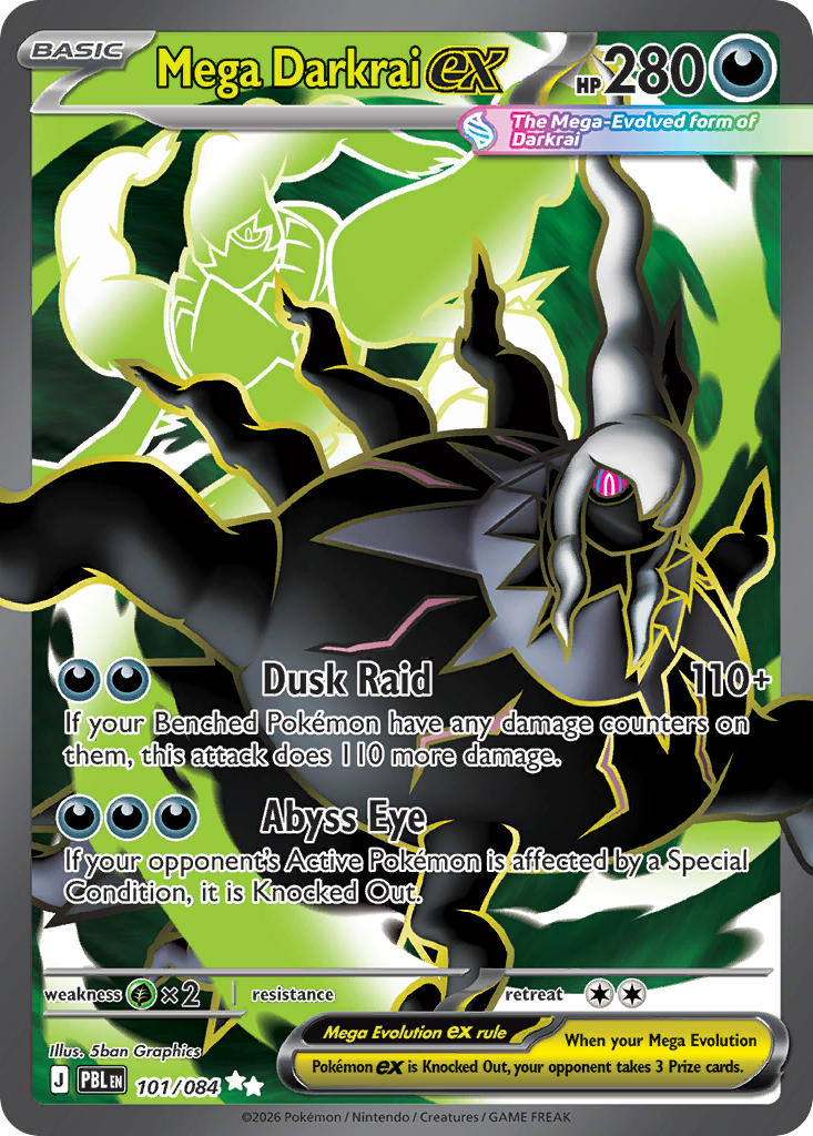 101/120 Mega Darkrai ex