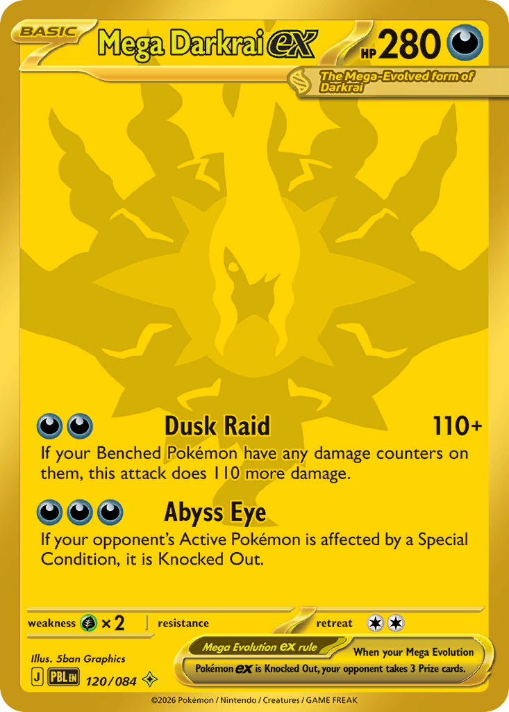 120/120 Mega Darkrai ex