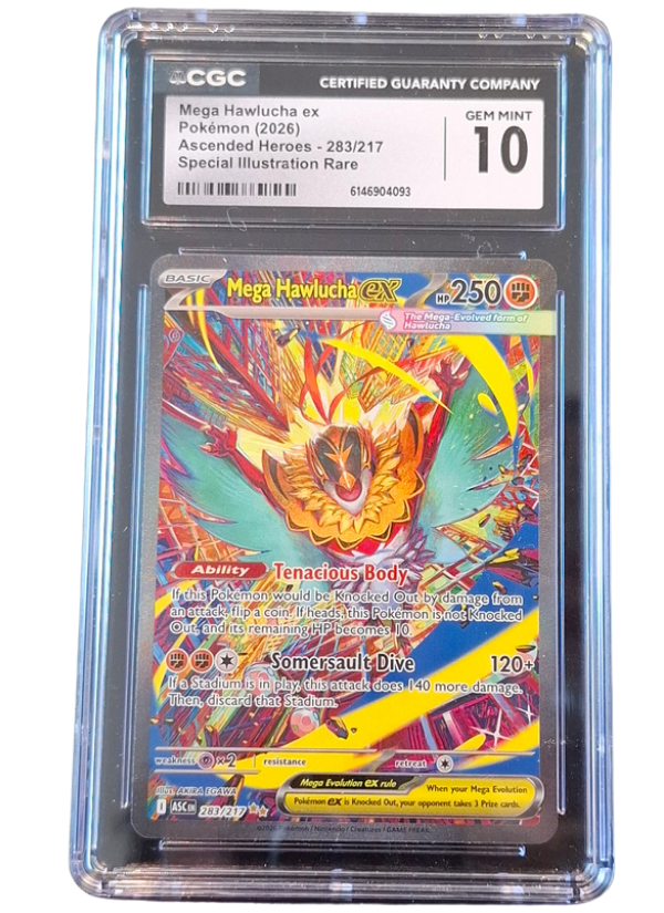 CGC Gem Mint 10 Mega Hawlucha EX