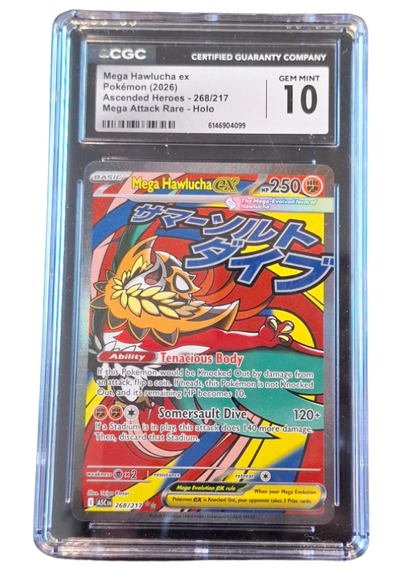 CGC Gem Mint 10 Mega Hawlucha EX
