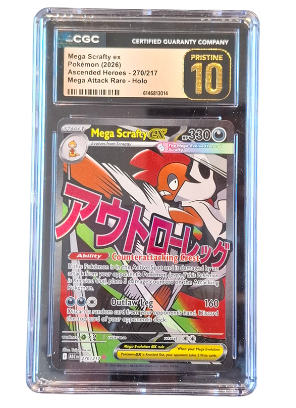 CGC Pristine 10 Mega Scrafty EX