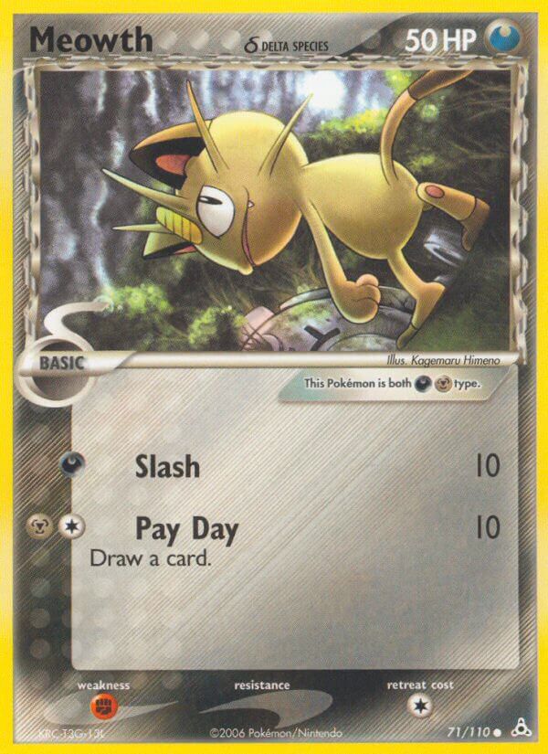 071/110 Meowth (delta species)