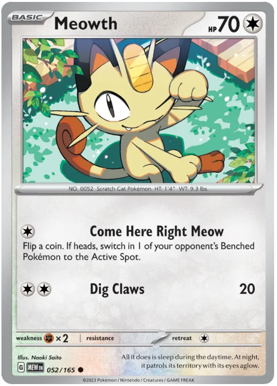 Meowth 52/165