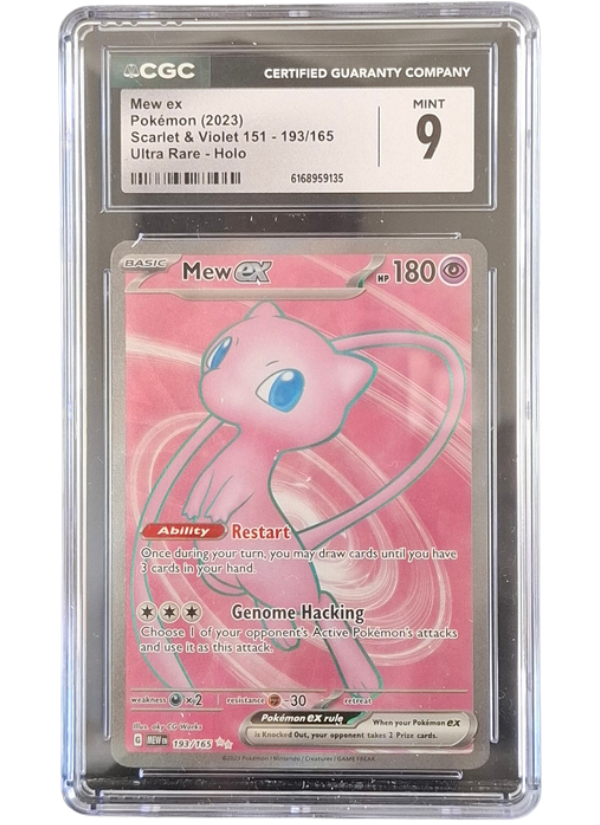 CGC 9 Mint Mew Ex 193/165