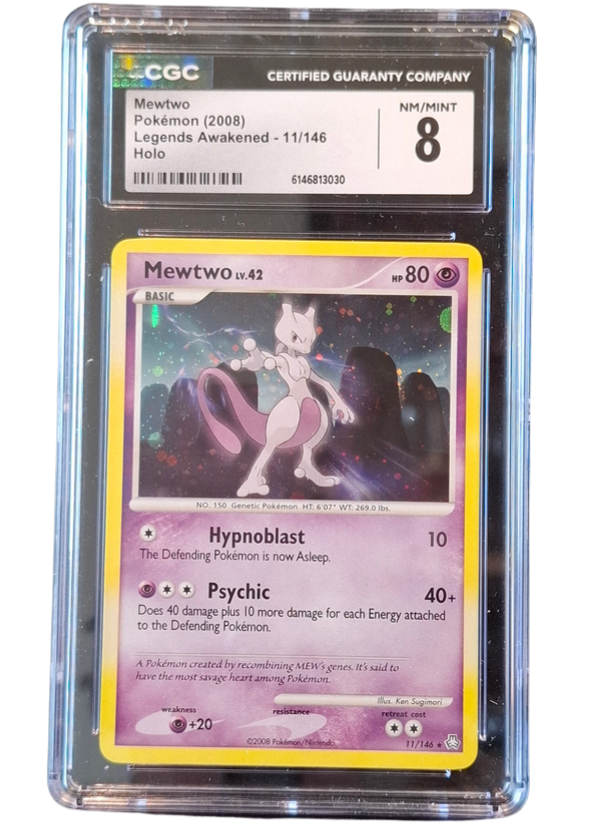 CGC 8 NM/Mint Mewtwo 11/146