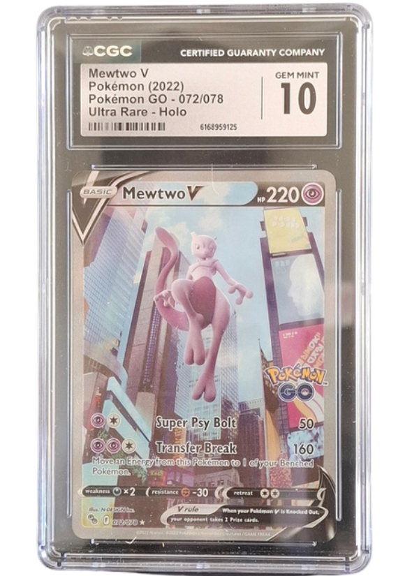 CGC 10 Mewtwo V 072/078