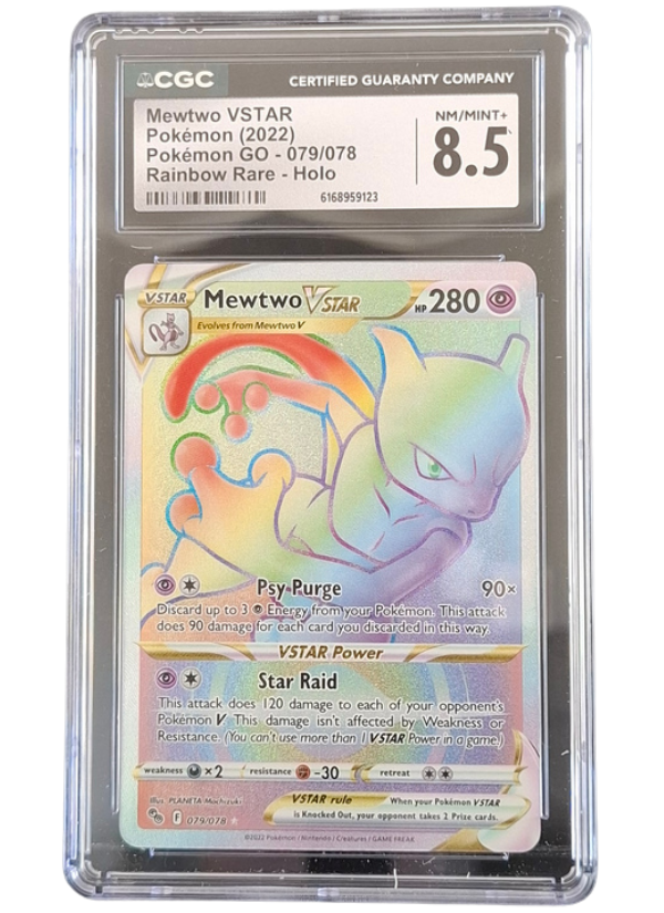 CGC 8.5 NM/Mint+ Mewtwo VSTAR 079/078