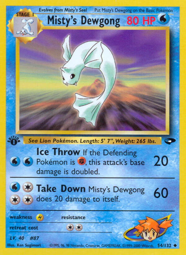 054/132 Mistys Dewgong