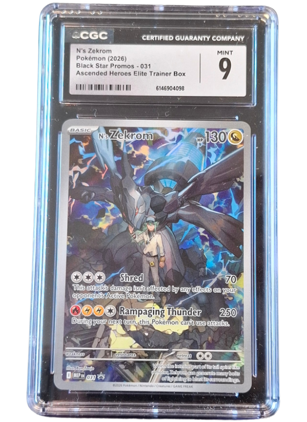 CGC 9 Mint N`s Zekrom