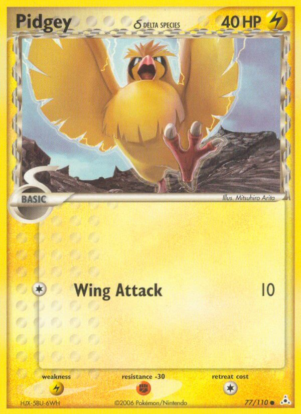 077/110 Pidgey (delta species)