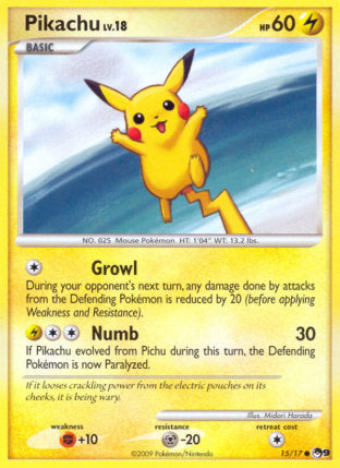 15/17 Pikachu