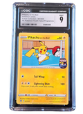 CGC Mint 9 Pikachu on the ball