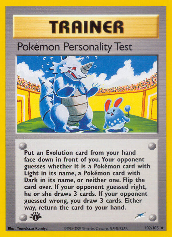102/105 Pokemon Personality Test