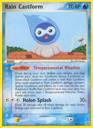 026/113 Rain Castform