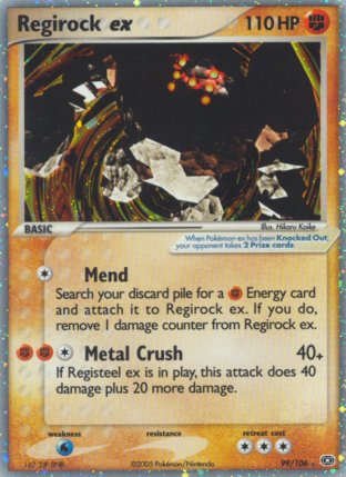 099/106 Regirock ex