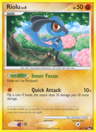 16/17 Riolu