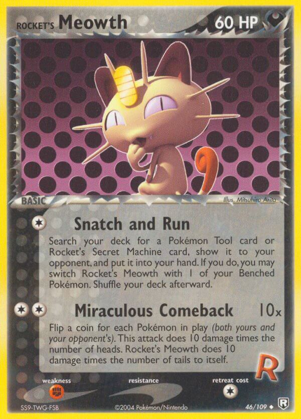 046/109 Rocket's Meowth