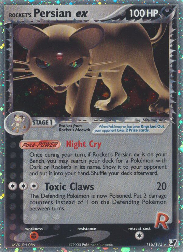 116/115 Rocket's Persian ex