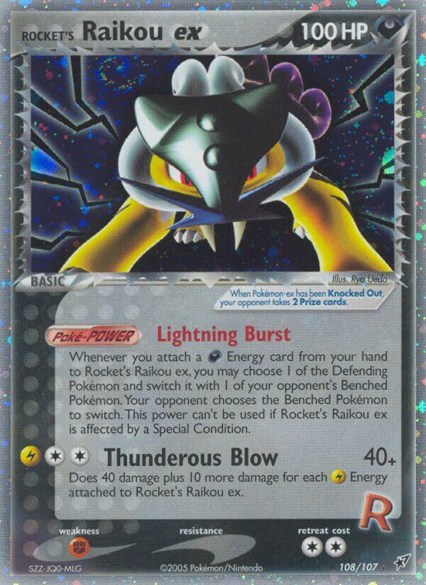 108/107 Rocket's Raikou ex