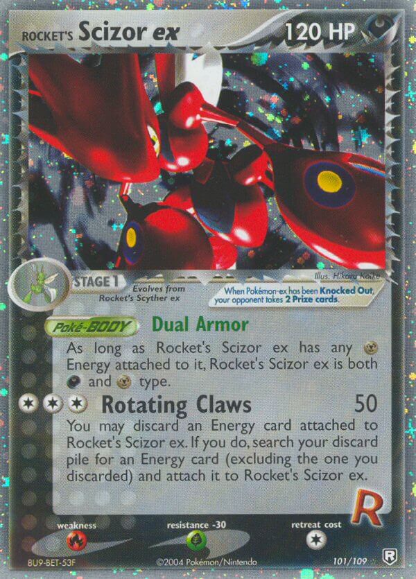 101/109 Rocket's Scizor ex