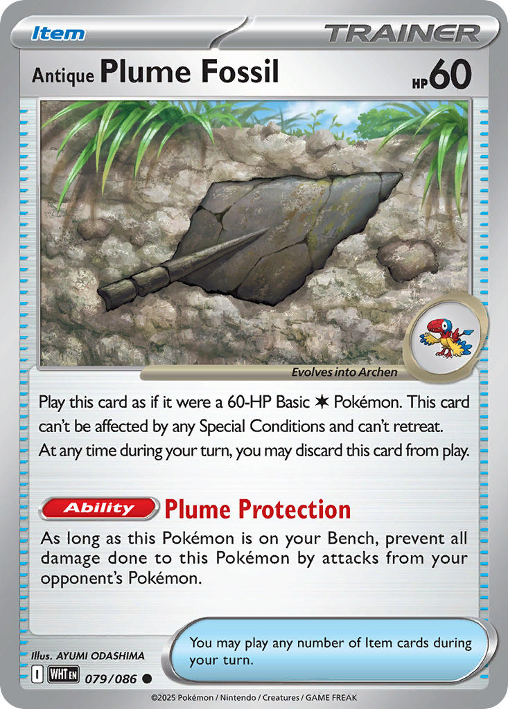 079/086 Antique Plume Fossil
