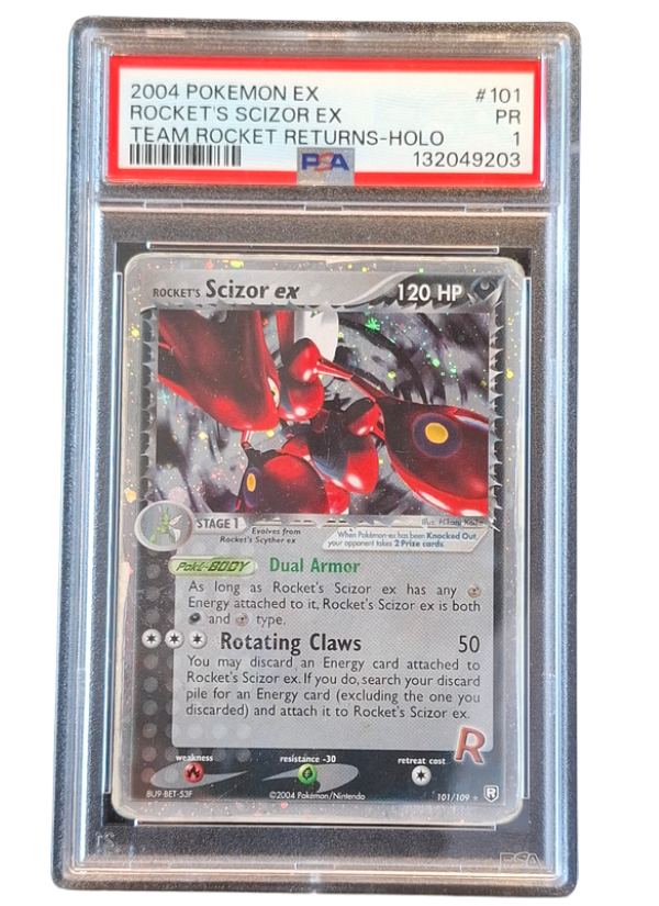 PSA 1 PR Rocket`s Scizor ex
