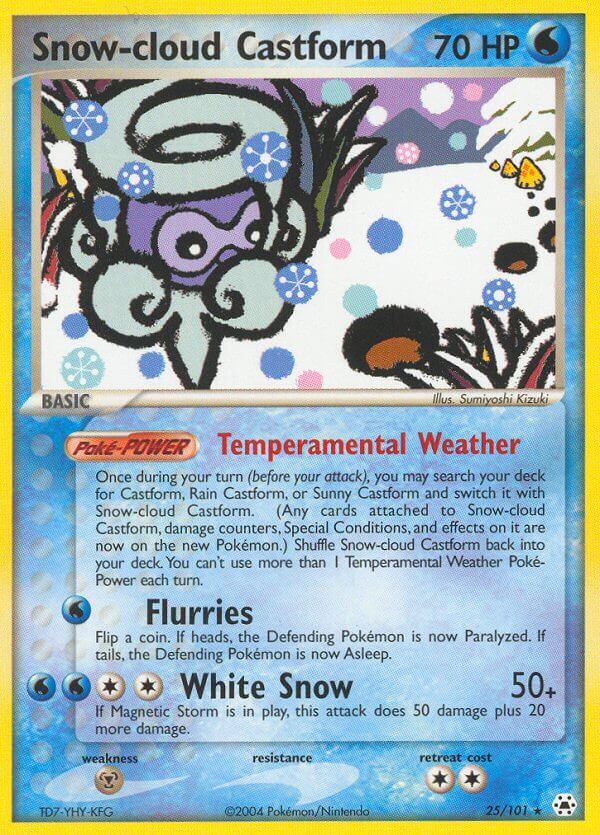 025/101 Snow-cloud Castform
