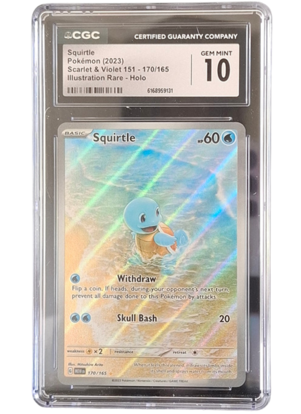 CGC 10 Gem Mint Squirtle 170/165