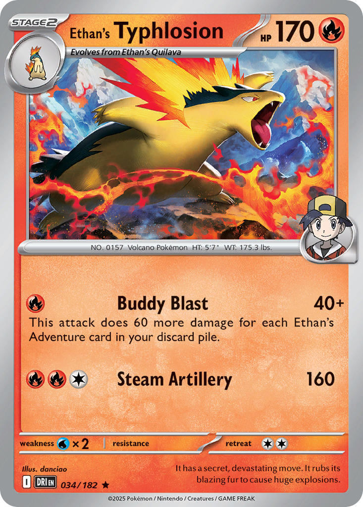034/182 Ethan’s Typhlosion